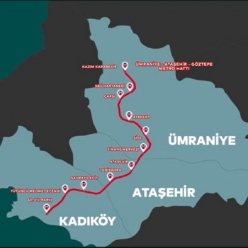 ÜMRANİYE ATAŞEHİR GÖZTEPE METROSU <br><b> İŞ KONUSU:</b> HER TÜRLÜ KAZI YAPILMASI KAZI MALZEMESİNİN NAKLİ